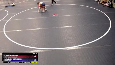 102 lbs Champ. Round 1 - Carson Olson, Peak Wrestling Club vs Bentley Ascheman, Minnesota