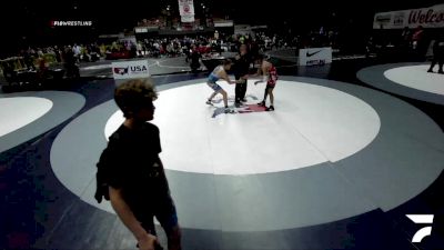 All Cadet Boys Freestyle Lower - 120 lbs Cons. Round 4 - Reshad Ahmad Ahmadi vs Matthew Powers, San Juan High School Wrestling