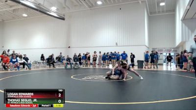 190 lbs Champ. Round 1 - Logan Edwards, Starkville High School vs Thomas Seglio, Jr., St. Patrick`s High School