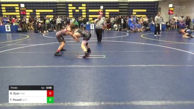 132 lbs Final - Rockson Ryer, Pine Richland vs Titan Powell, Buffalo Valley