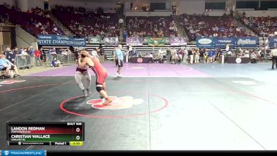 D 1 215 lbs Cons. Round 3 - Christian Wallace, Chalmette vs Landon Redman, Fontainebleau