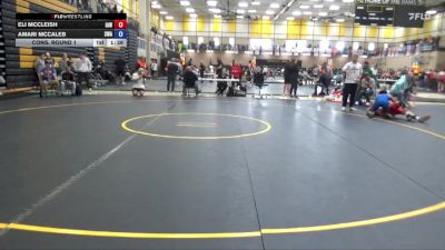 150 lbs Cons. Round 1 - Eli McCleish, Immortal Athletics WC vs Amari McCaleb, Sebolt Wrestling Academy