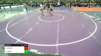 115 lbs 7th Place - Jesus Campos, Team Aggression vs Jeffrey Lopez, RedWave Wrestling