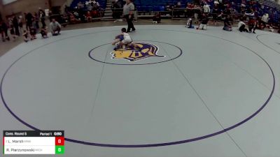 12U Boys - 63 lbs Cons. Round 5 - Layten Marsh, M3 Wrestling Academy vs Remington Pierzynowski, Michigan