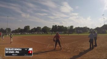 Texas Blaze Bonolo vs Gametime Stars Pelligrino