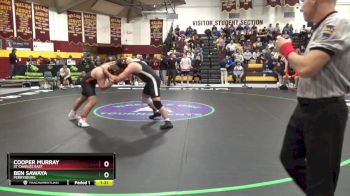 215 lbs Champ. Round 1 - Cooper Murray, St Charles East vs Ben Sawaya, Perrysburg