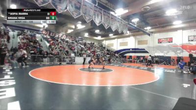 130 lbs Champ. Round 1 - Briana Vega, Desert Hot Springs vs Sofia Ibarra, Eleanor Roosevelt