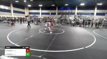 120 lbs Consi Of 64 #1 - Peter French, Puma vs Jude Gudino, Team Thunder WC