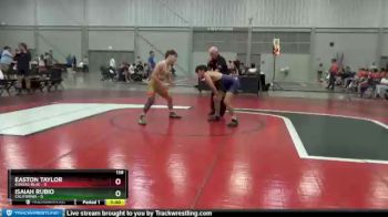 138 lbs Round 1 (8 Team) - Easton Taylor, Kansas Blue vs Isaiah Rubio, California