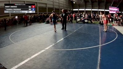 138 lbs Champ. Round 2 - Braxton Trimble, Utah vs Cole Millan, California