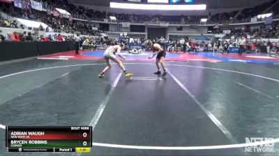 1A-4A 126 Quarterfinal - Adrian Waugh, New Hope HS vs Brycen Robbins, Corner