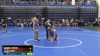 132 lbs Champ. Round 1 - Ethan Harris, Homestead vs Kamren Johnson, ANTWERP