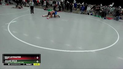 150 lbs Cons. Round 1 - Kale Leymaster, Iowa vs Julian Solis, Church Boyz Wrestling Club