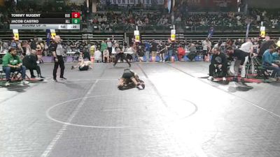 75 lbs Round Of 16 - Tommy Nugent, Old Bridge vs Jacob Castro, All I See Is Gold Academy