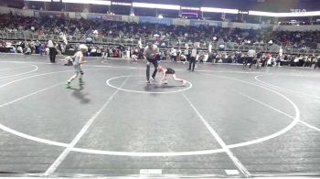 55 lbs Consi Of 8 #2 - Bryan Woodward, Ogdens Outlaws vs Carson Shaw, Joplin Youth Wrestling