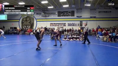 150 lbs 5th Place Match - Brady Patterson, Benton Community vs Tate Woods, North Linn