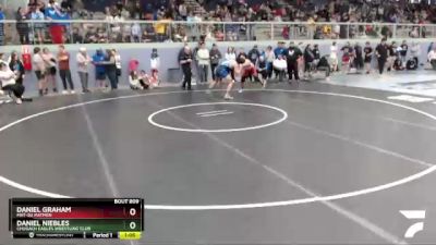 92 lbs Round 2 - Daniel Niebles, Chugach Eagles Wrestling Club vs Daniel Graham, Mat-Su Matmen