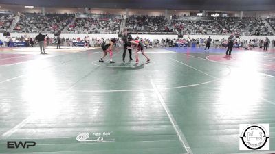 130 lbs Round Of 32 - Brylee Green, Fairland vs Brooklyn Segraves, Broken Arrow Girls Junior High