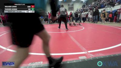 70 lbs Semifinal - Walker Lewis, Dark Cloud Wrestling Club vs Parker Hobbs, Salina Wrestling Club