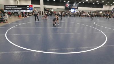 95 lbs Champ. Rd Of 16 - Piper Marxsen, The Best Wrestler vs Payten Jagodzinski, The Complete Wrestler