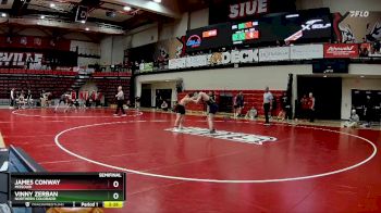 157 lbs Semifinal - James Conway, Missouri vs Vinny Zerban, Northern Colorado