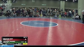 125 lbs Placement Matches (16 Team) - Anthony Hughes, Marian (IN) vs Braxton Vest, Indiana Tech