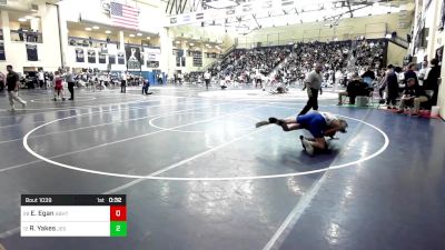 127 lbs Consi Of 16 #1 - Edward Egan, Abington Heights vs Reid Yakes, Jesuit High School - Tampa