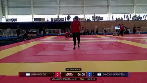 Pablo Boccio vs Gonzalo Sepulveda 2025 ADCC South American Championship