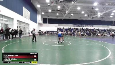 155 lbs Cons. Round 1 - Chloe Souza, San Marino vs Kylani Sexton, Canyon