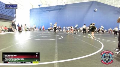 110 lbs Semis (4 Team) - Cameron Madderra, Missouri Outlaws vs Nyjah Wood, SEK Elite