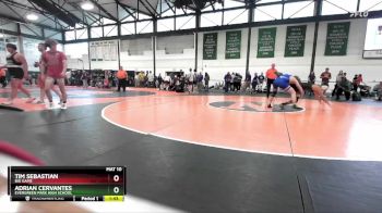 135-139 lbs Semifinal - Adrian Cervantes, Evergreen Park High School vs Tim Sebastian, BIG GAME