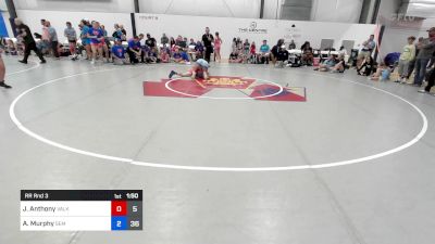 53 kg Rr Rnd 3 - Justice Anthony, Valkyrie Girls WC vs Amelia Murphy, Wyoming SEM Women