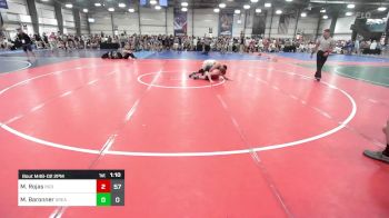 182 lbs Rr Rnd 2 - Miguel Rojas, Indiana Outlaws Black vs Mitchell Baronner, Grease Monkeys