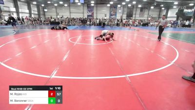 182 lbs Rr Rnd 2 - Miguel Rojas, Indiana Outlaws Black vs Mitchell Baronner, Grease Monkeys