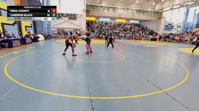 285 lbs Cons. Round 3 - Cameron Black, Salesianum vs Greg Lockett, Milford Senior