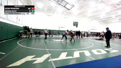 285 lbs Cons. Round 3 - Jacob Troncoso, Mayfair vs George Sixto, Trabuco Hills