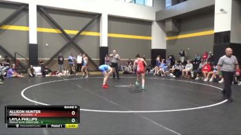 106 lbs Round 5 (16 Team) - Layla Phillips, Female Elite Wrestling vs Allison Hunter, Midwest Assassins