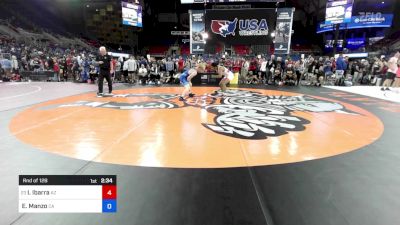 165 lbs Rnd Of 128 - Israel Ibarra, AZ vs Evan G. Manzo, CA