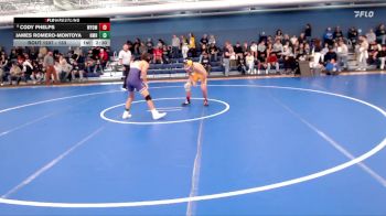 133 lbs Cons. Round 3 - Cody Phelps, Wyoming vs James Romero-Montoya, New Mexico Highlands