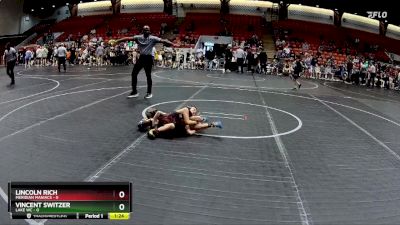 48 lbs Round 1 (8 Team) - Lincoln Rich, Meridian Maniacs vs Vincent Switzer, Lake WC