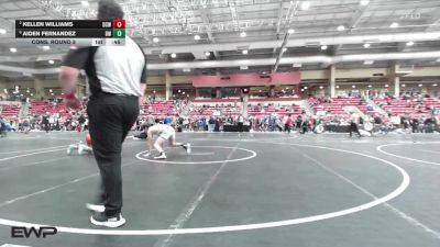 120 lbs Cons. Round 5 - Kellen Williams, Dodge City WA vs Aiden Fernandez, Derby WC