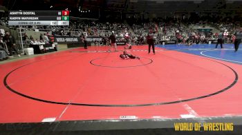 40 lbs Consi Of 8 #2 - Ashtyn Dostal, Howells-Dodge vs Kadyn Matuszak, GGB Ohio