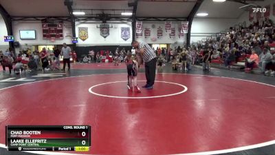 Cons. Round 1 - Chad Booten, Fort Madison vs Laake Ellefritz, Camp Point Central