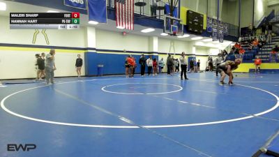145 lbs Quarterfinal - Maleri Sharp, Fort Smith Northside vs Hannah Hart, Perkins