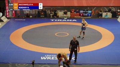 92 kg Qualif - Michael Macchiavell, USA vs Nurdaulet Bekenov, KAZ