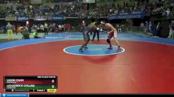 3rd Place Match - Jason Zahm, Haughton vs Ledgerrick Collins, Carencro