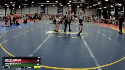 96 lbs Rd# 8- 12:30pm Saturday Final Pool - Kooper Deputy, POWA vs Colton Schultz, Team Gotcha