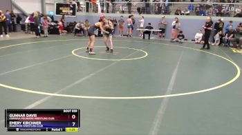 120 lbs 2nd Place Match - Emery Kirchner, Marathon Wrestling Club vs Gunnar Davis, Cordova Pounders Wrestling Club