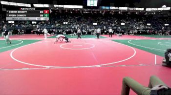 154 lbs Cons. Round 7 - Corbin Bissett, MEN1 vs Avery Conroy, SRW2