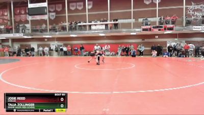 114 lbs Semifinal - Josie Reed, Challis vs Talia Zollinger, Sugar Salem High School